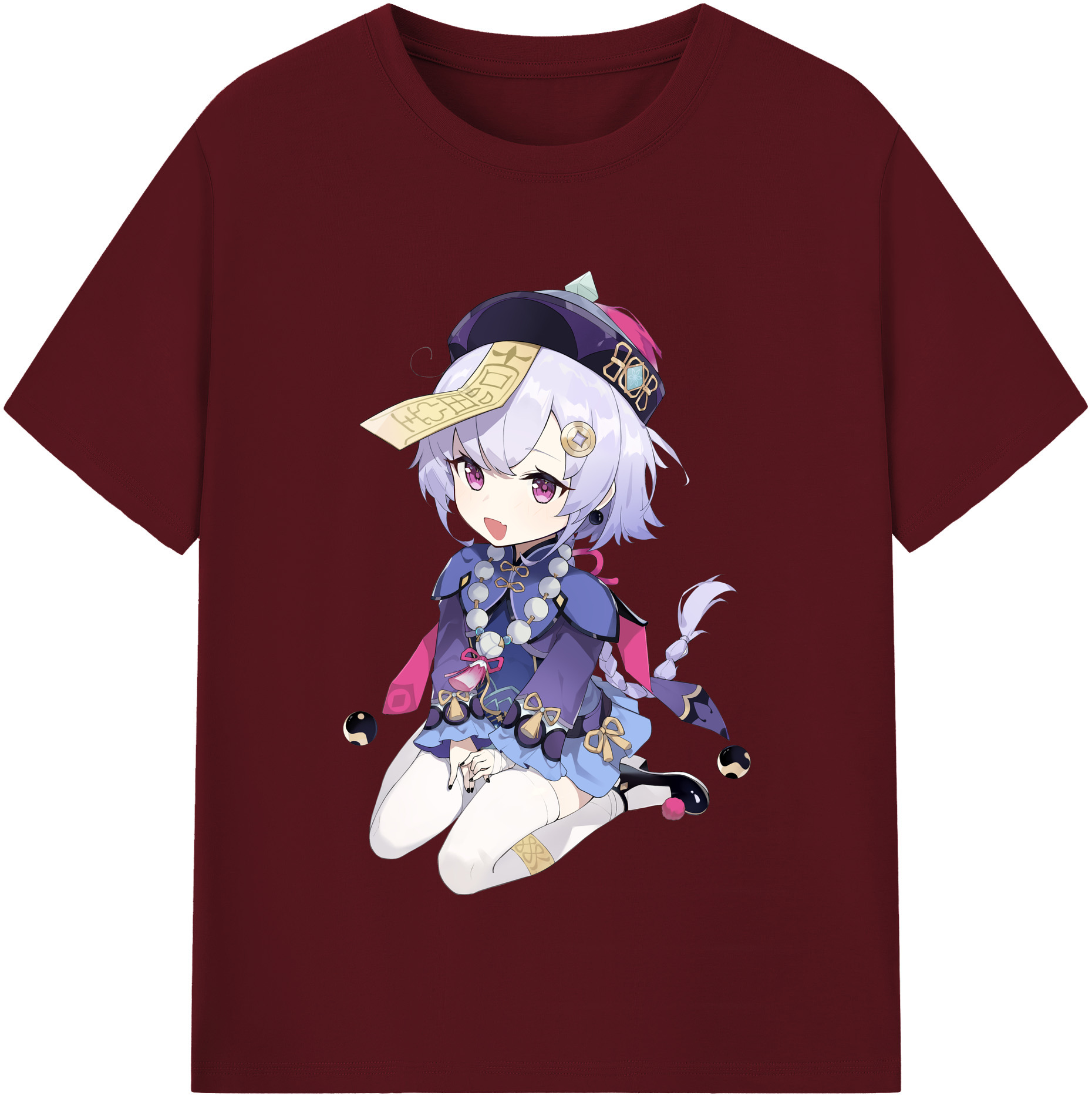 げんし神 七七 なな  genshin Nana 綿100％半袖Tシャツ（フロントプリント）
